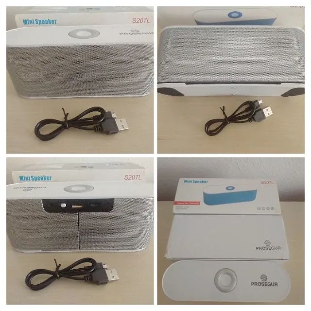 Caixinha De Som Bluetooth Speaker S207 na embalagem  - Foto 5