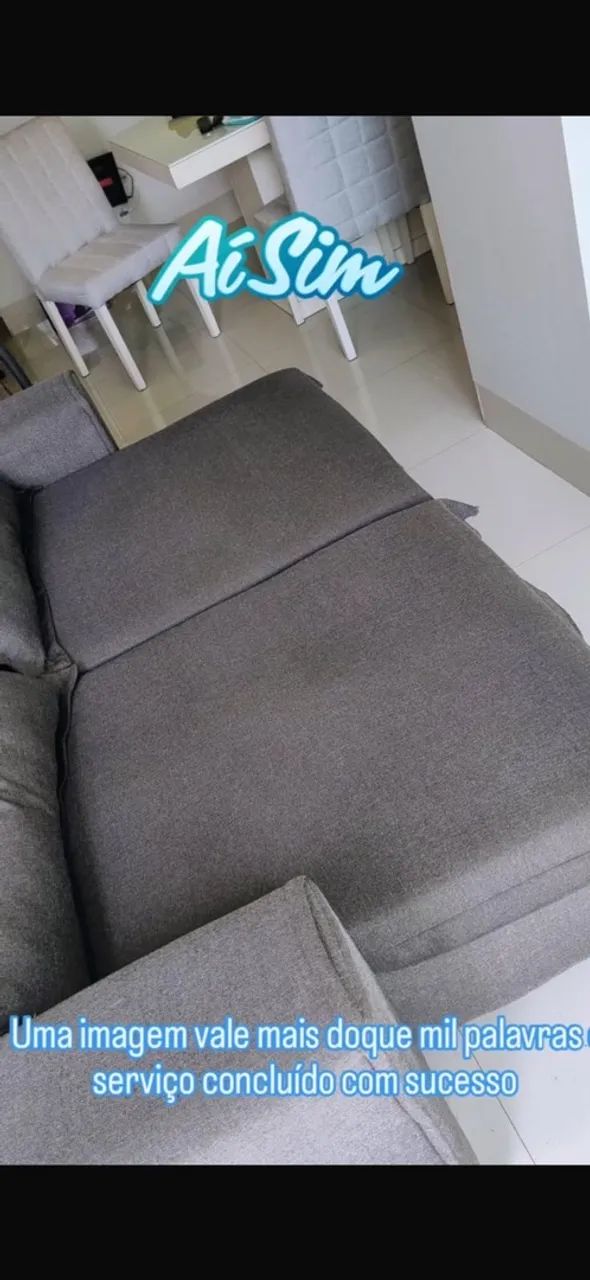 Sofá reclinável 