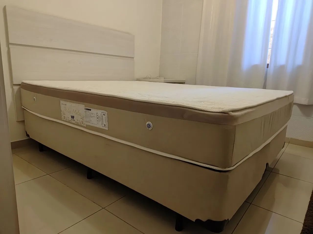 Cama box Queen ótima qualidade  - Foto 4