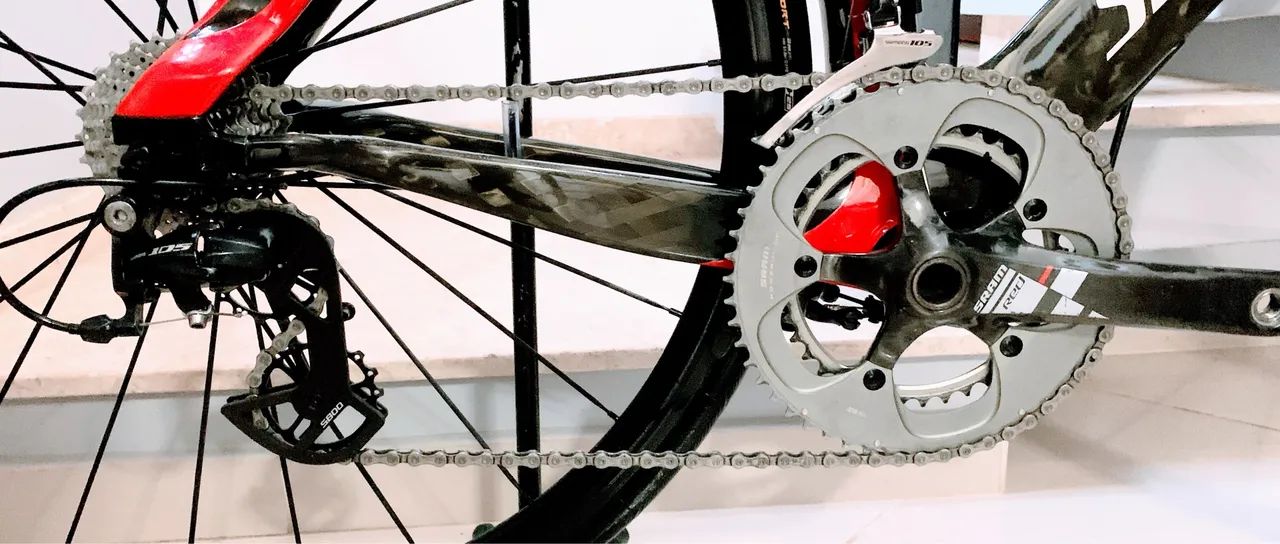TT(54) Transition Carbon, Shimano105 (18x). Trocas 10k - Foto 4