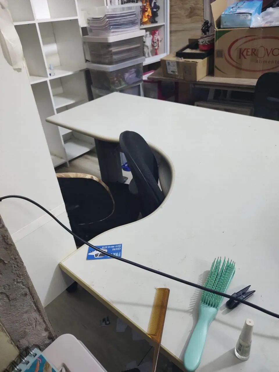 Mesa em L de Escritório  - Foto 3