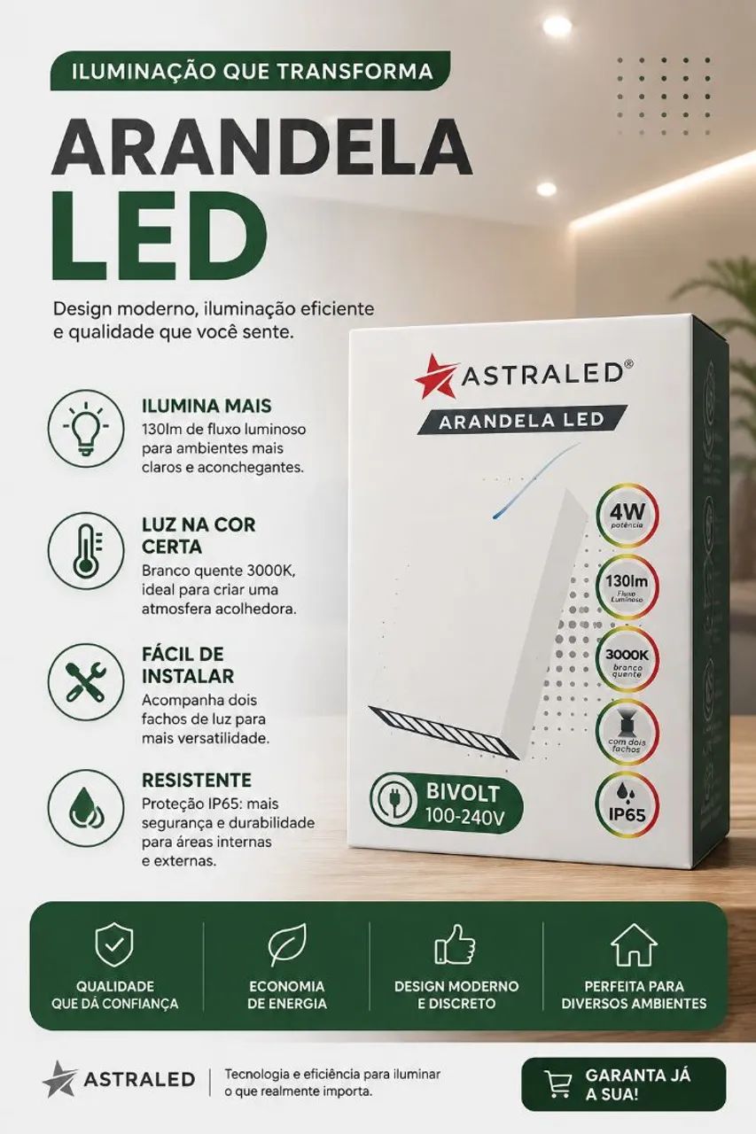 Arandela de led - Foto 2