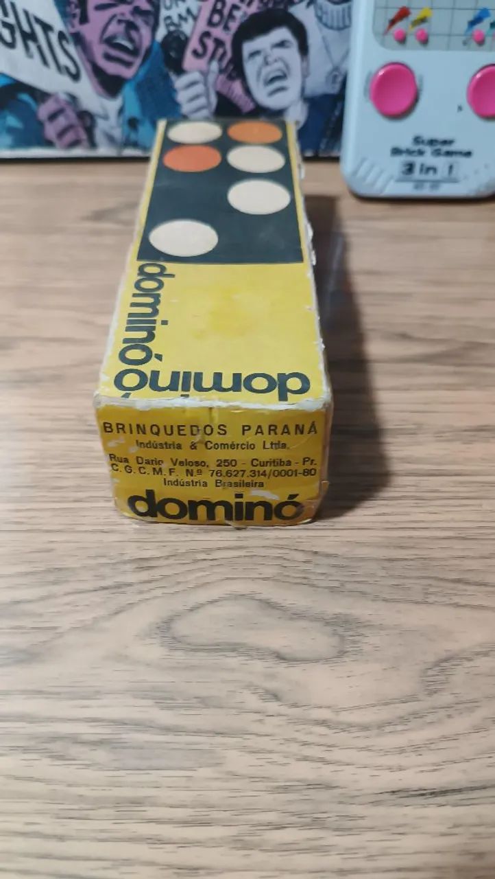 Dominó de madeira Paraná anos 70. - Foto 3