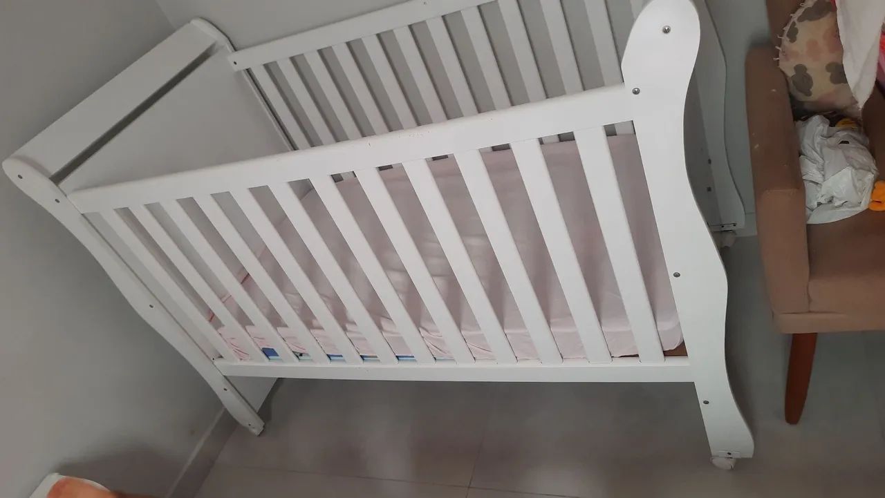 Berço americano com colchão  - Foto 5