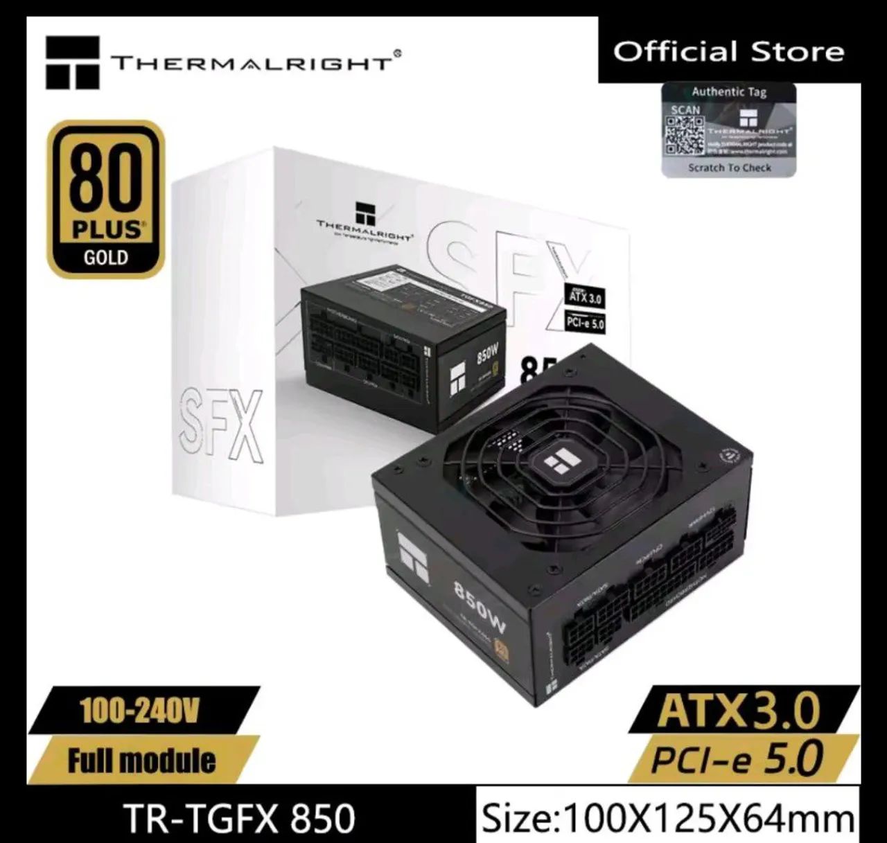 Fonte de alimentação Thermalright TR-TGFX850