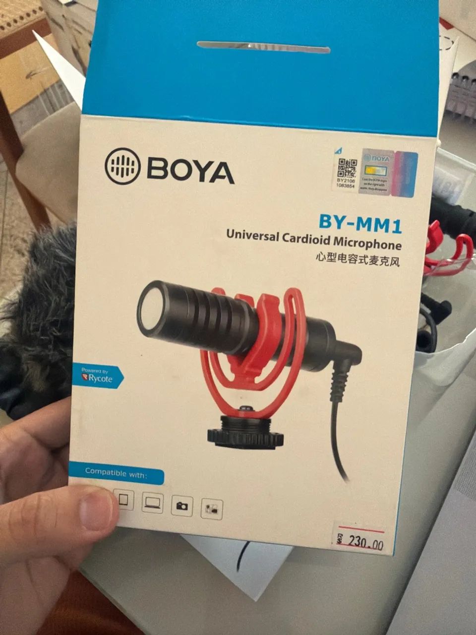 Microfone Boya BY-MM1 universal - Foto 4