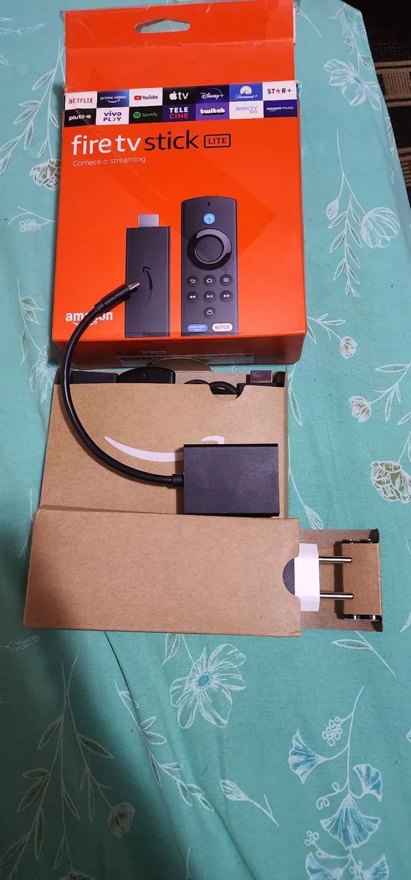 Fire tv stick lite com adaptador Ethernet  - Foto 4