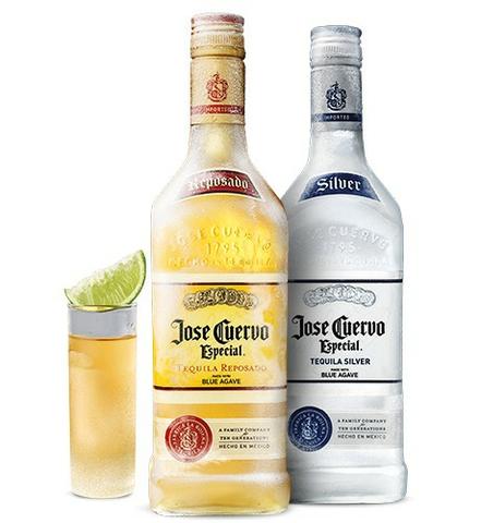 Tequila José Cuervo ouro/prata