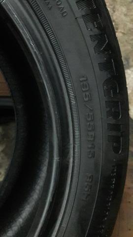 Par de pneu 195/55/15 Goodyear meia vida.barato - Foto 2
