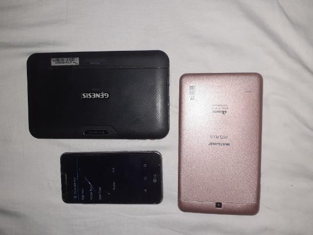 2 tablets e um celular troco em celular - Foto 2