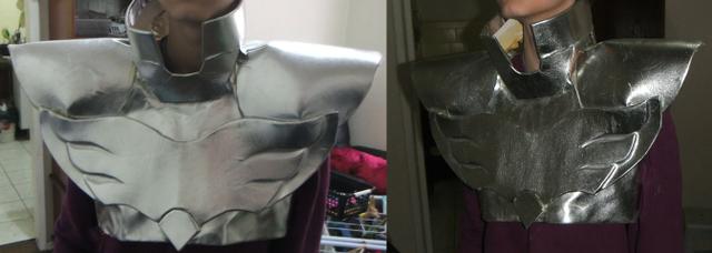 Fantasia Cosplay Hyoga de Cisne (Cavaleiros do Zodíaco) *Apenas Peitoral