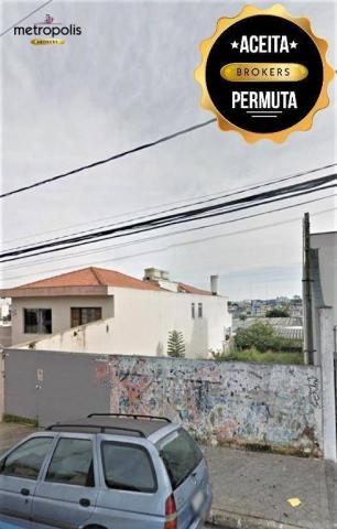 Terreno residencial à venda, nova gerti, são caetano do sul.