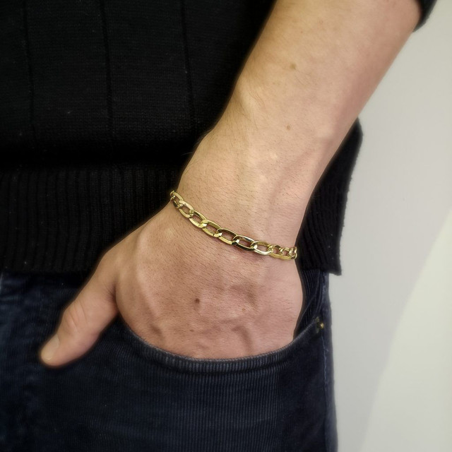 PULSEIRAS MASCULINAS OURO 18 K PASSAMOS CARTÃO EM 10 X SEM JUROS
