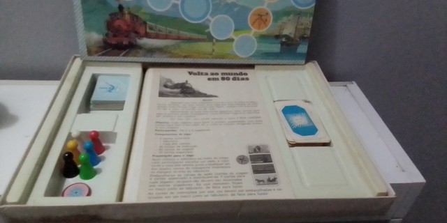 Jogo De Tabuleiro Volta Ao Mundo Em 80 Dias - Foto 3
