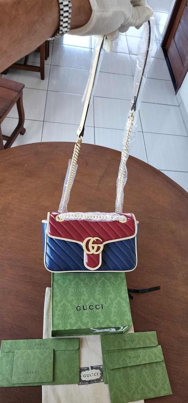 Bolsa Gucci Marmont Matelassê edição especial  - Foto 4