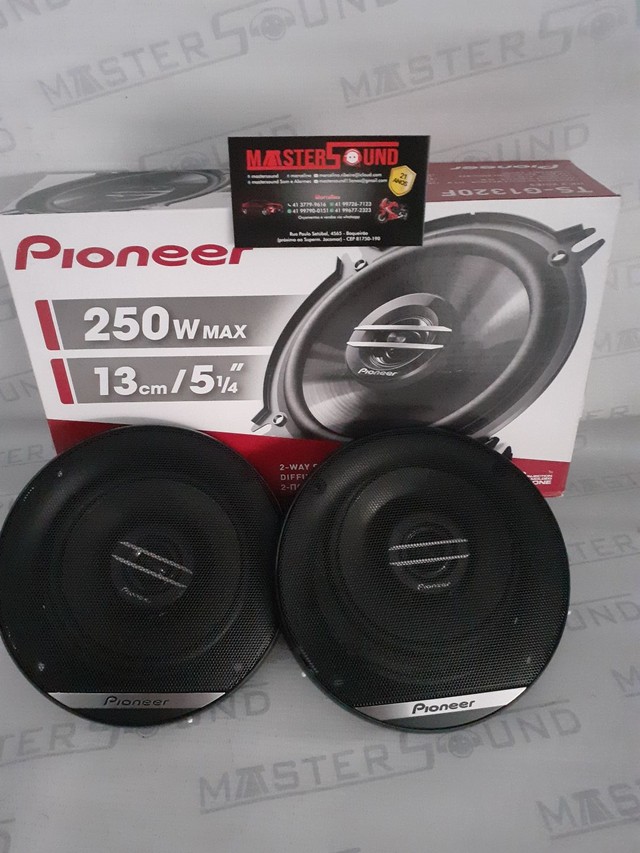 Par de alto falante. Pioneer. TS-G1320F. 5". 35RMS. 250watts. Garantia. Novo. Instalado. 