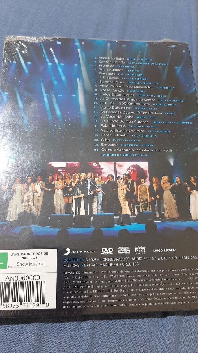 Dvd Elas cantam Roberto Carlos  - Foto 2