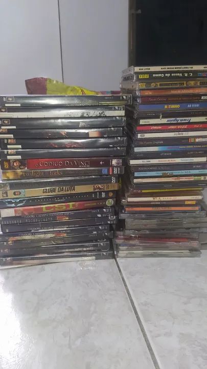 Lote dvds e cd originais 