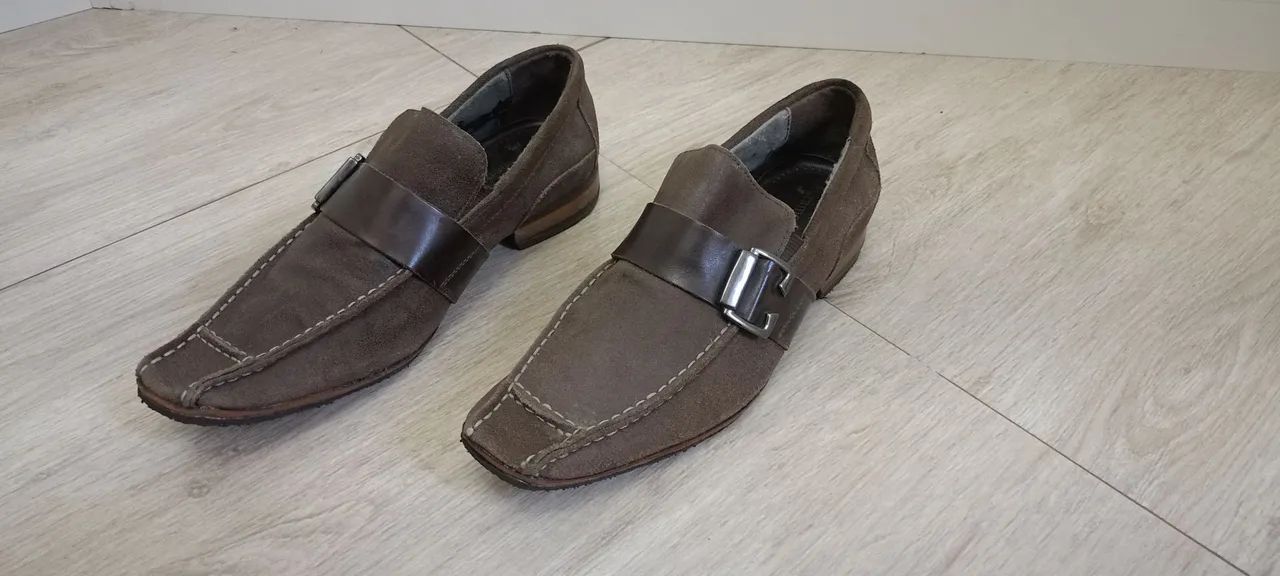 Sapato em couro, marca parâmetro, número 39, sapato top! - Foto 3