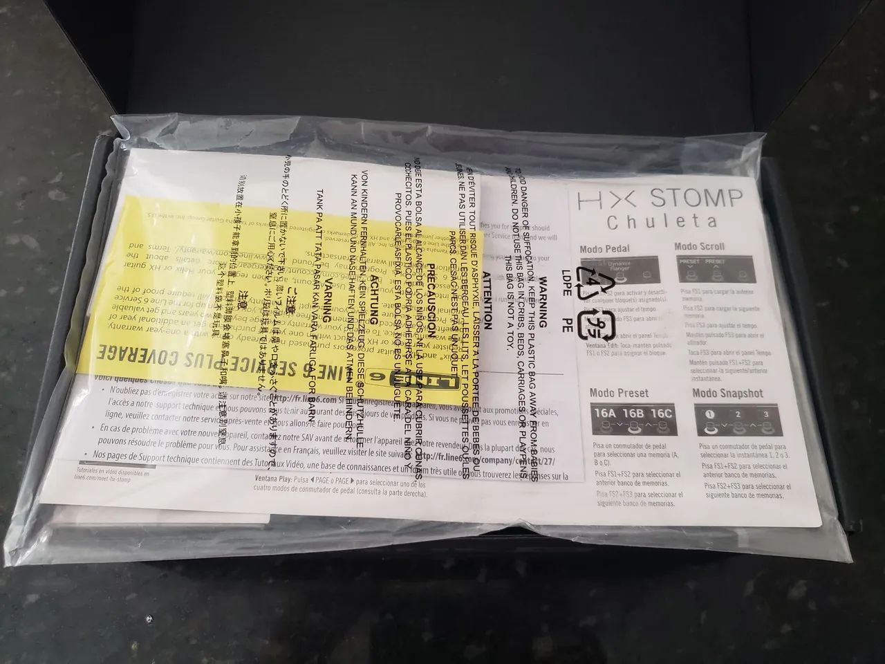 Pedaleira Hx stomp line 6 - Foto 3