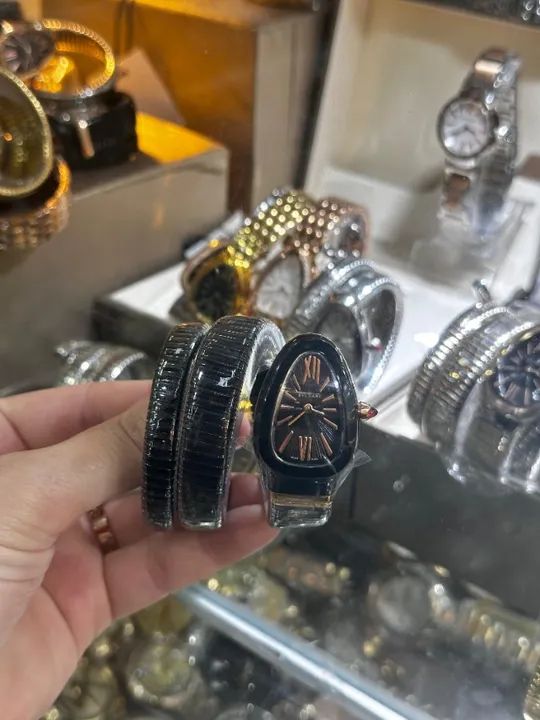 Relogio Serpenti Bvlgr Preto - Foto 5