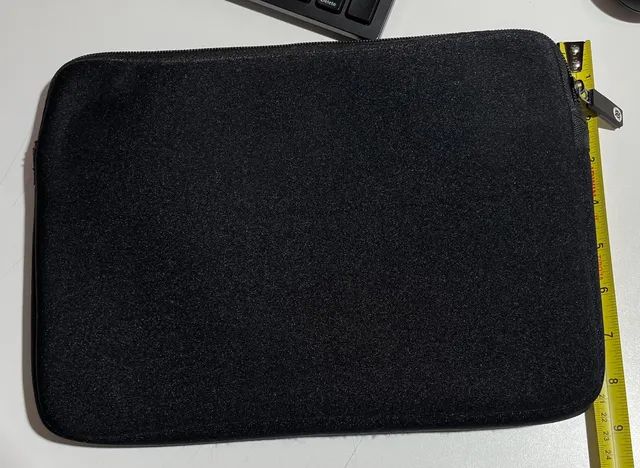 Capa case/maleta em Neoprene preta para notebook Dell/Sansung/Acer - Foto 2