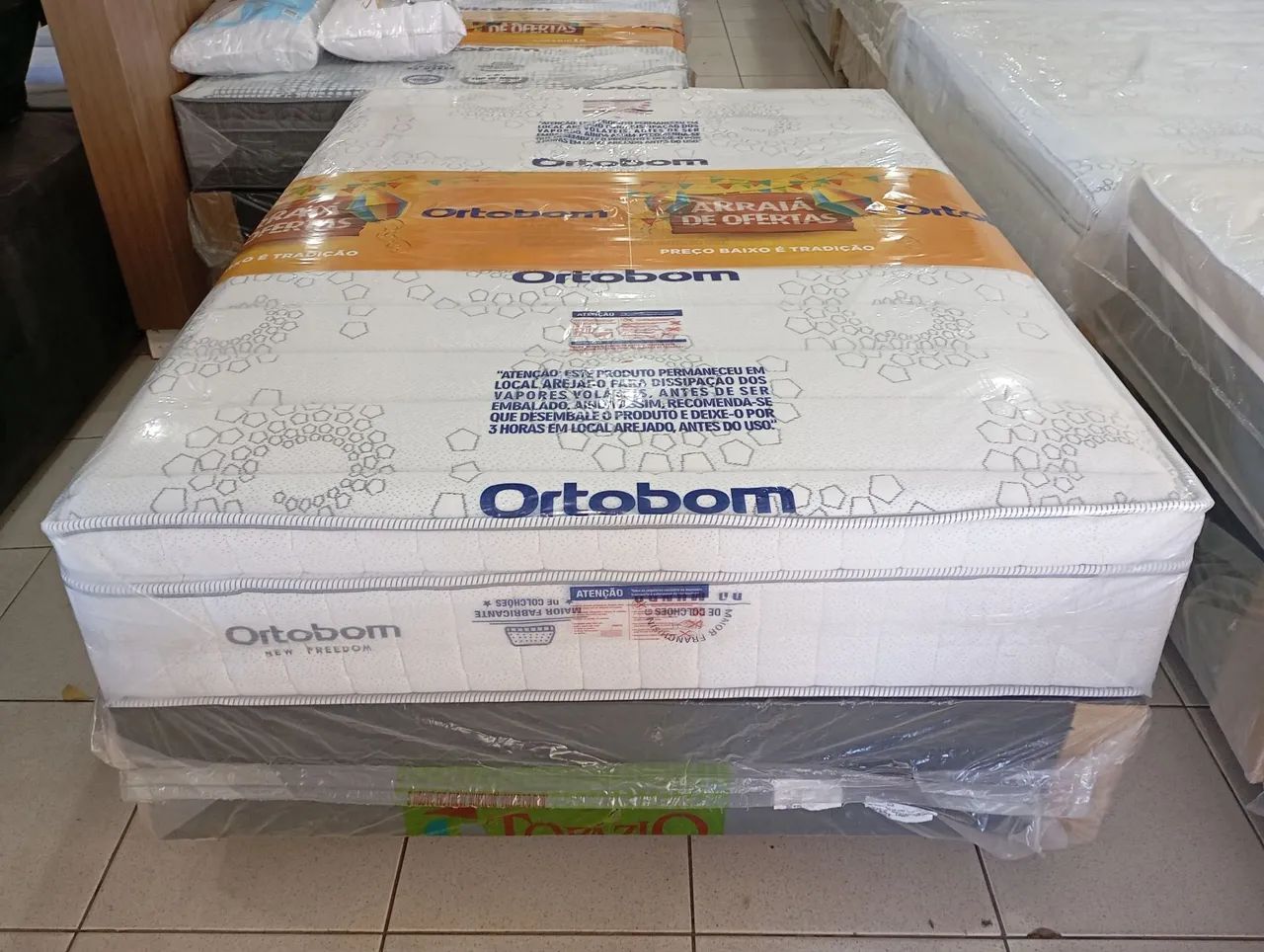 Cama box casal de mola ensacada 32cm. - Foto 4