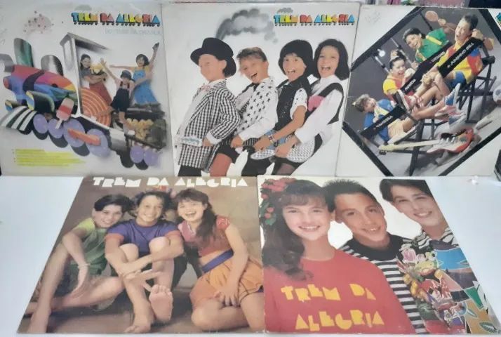 Lps - Trem da alegria - lote com 05 discos de vinil