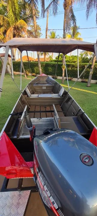Barco 5m - Motor 35 HP - Carreta rodoviária - Foto 4