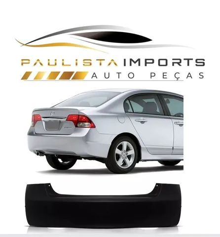 Parachoque Traseiro New Civic 2007 2008 2009 2010 2011 ( Novo )