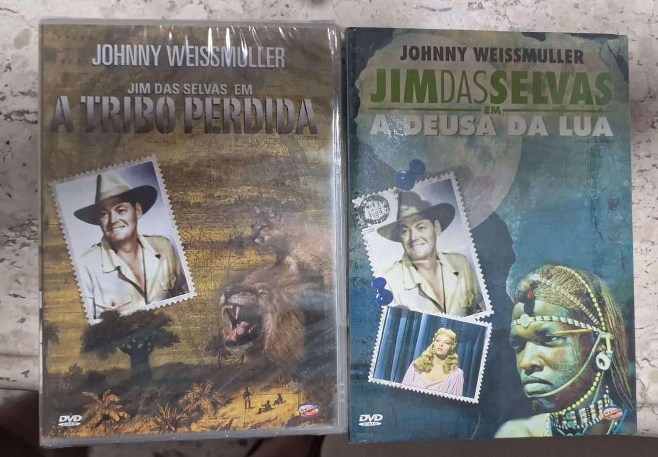 DVD Jim das selvas (Johnny Weissmuller) - A Tribo Perdida / A Deusa da Lua