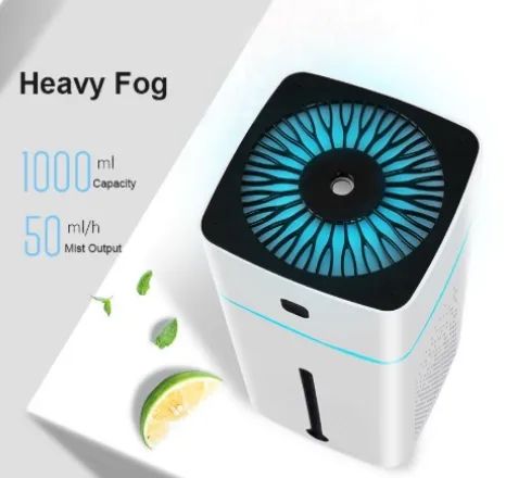 * Umidificador Aromatizador Ar 1000ml Pulverizador Grande Capacidade 7 Luzes Led z007 *  - Foto 5