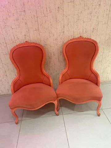 Dupla de poltrona antiga 