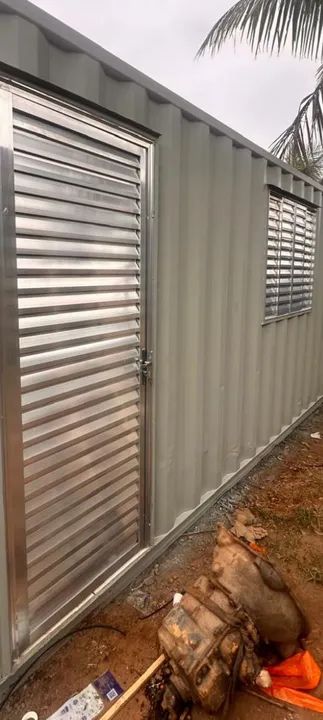 Container escritorio com banheiro ( pague ao receber) parcelo no cartão - Foto 3