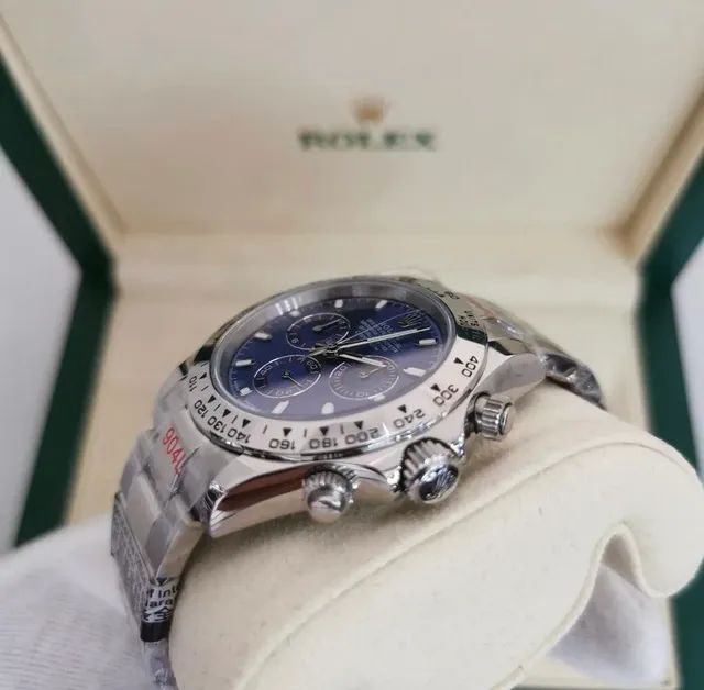 Relógio Rolex Daytona Platina Eta Linha Clone - Foto 2