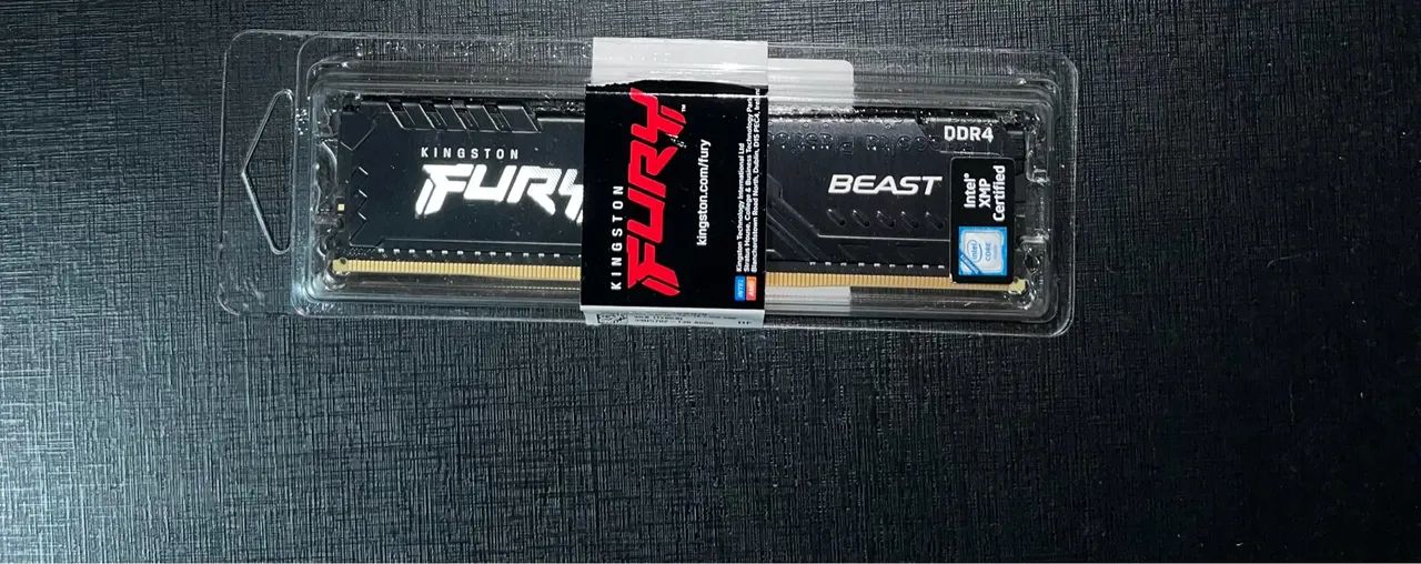 Memória RAM Kingston Fury Beast, 8GB, 3200MHz, DDR4, CL16, Preto  - Foto 4