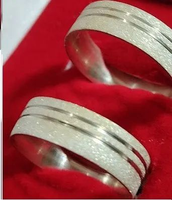 Alianças Prata 950 Todos Modelos A escolher 6 mm - Foto 2