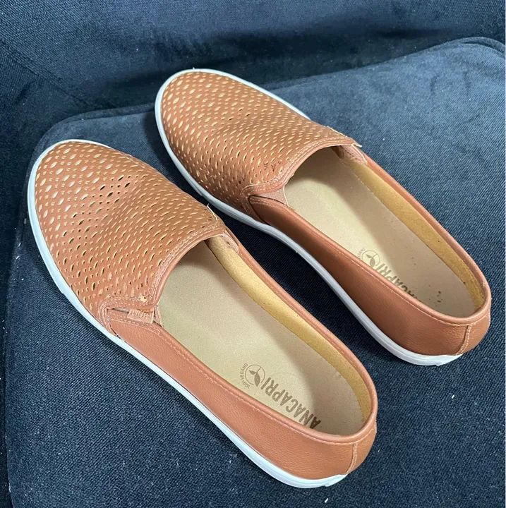 Tênis Slip On AnaCapri Marrom Feminino