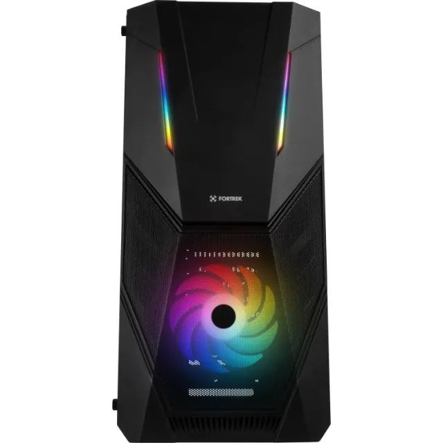 Gabinete Gamer Fortrek Mid Tower Black Hawk RGB Preto Loja Coimbra Computadores  - Foto 4