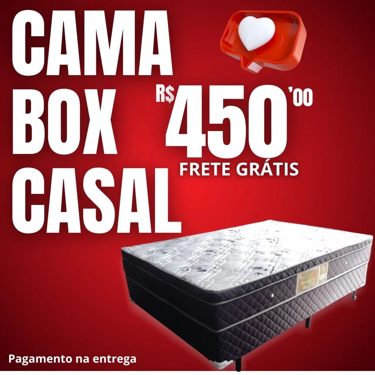 ? CAMAS BOX 399,00, FRETE GRÁTIS, ENTREGA IMEDIATA ? - Foto 3