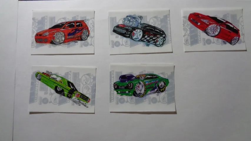 Figurinhas Álbum Hot Car - Foto 4