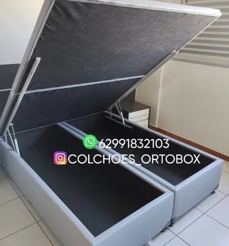 Cama Box Baú Queen size blindado e reforçado