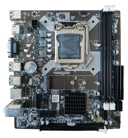 Placa Mãe 1155 h61 - Foto 3