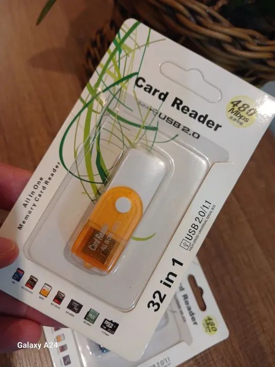 Frete grátis/Leitor e Gravador de cartão USB - Foto 3