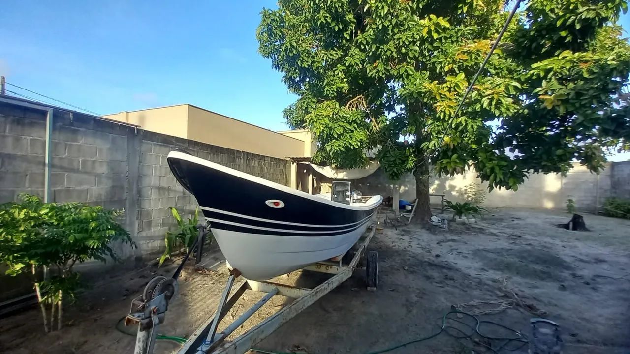 Vendo barco de fibra completo - Foto 11