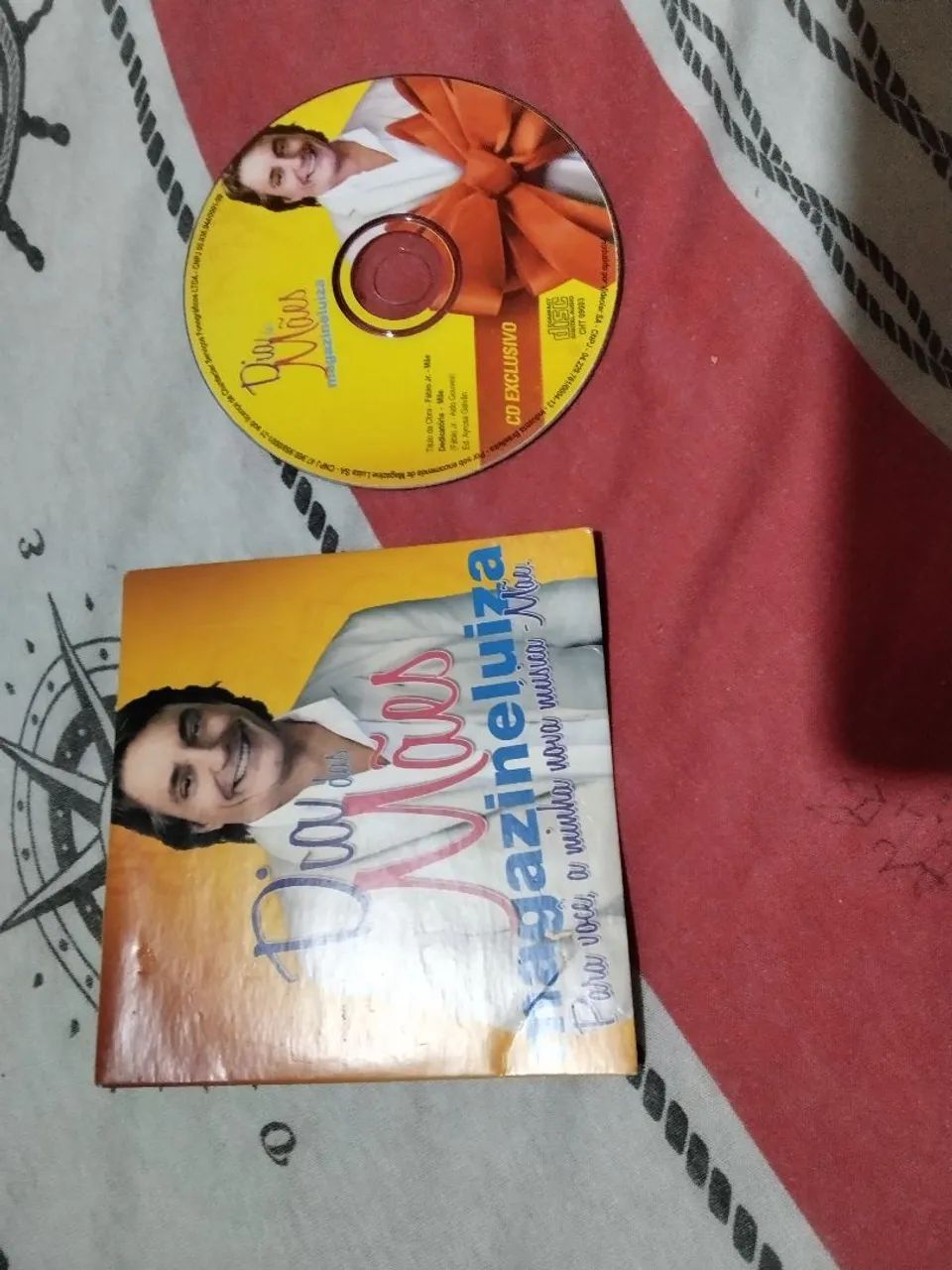 Cd promocional Fábio Junior dia das mães magazine Luiza 