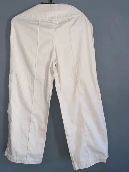 calça alfaiataria cinza tam 40 