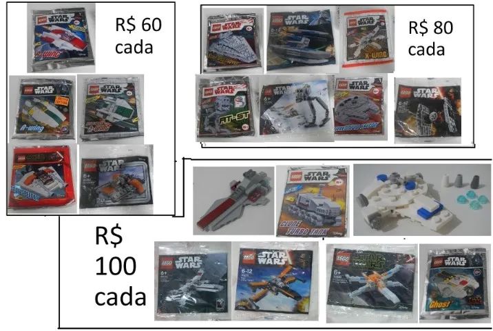 Conjuntos Lego Star Wars Mini Naves 