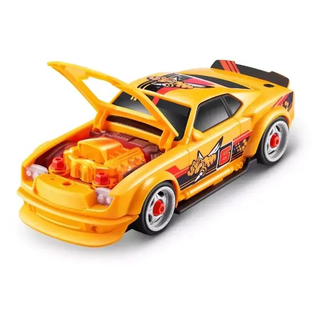 Capacete Surpresa Zuru Metal Machines Speed Heroes Vermelho - Monte seus carros - Foto 6