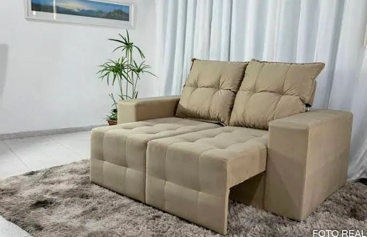 SOFÁ RETRÁTIL NOVO